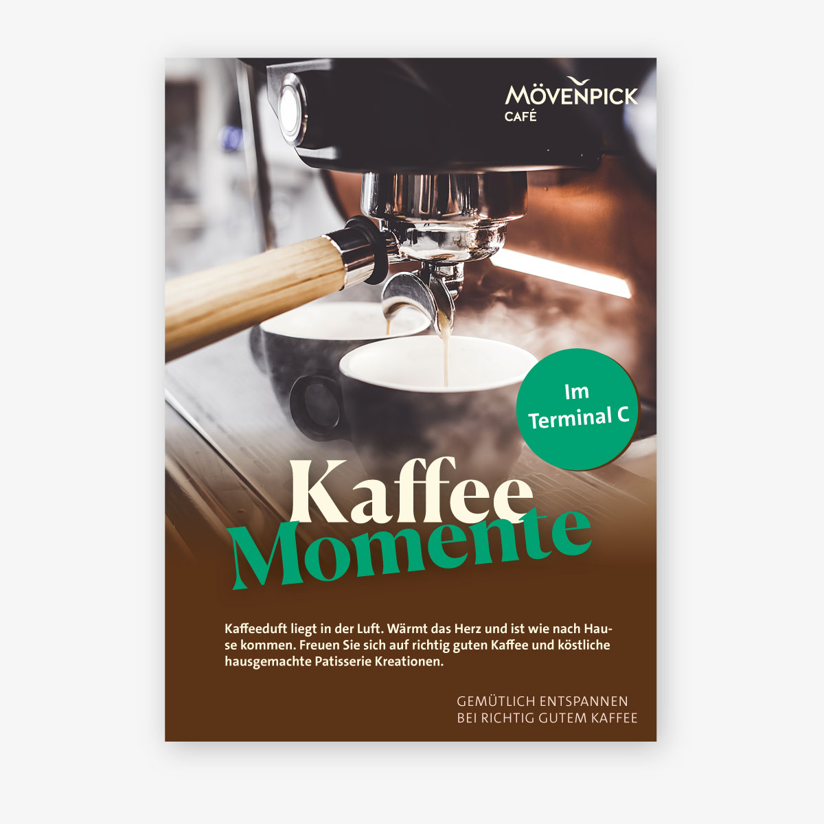 Plakat Kaffee Momente von Agentur Kappa