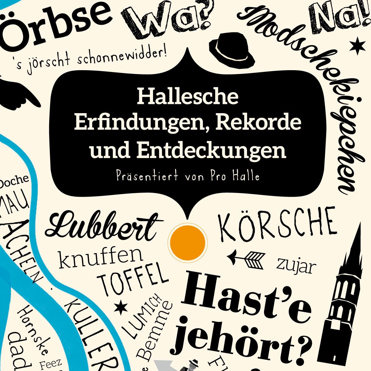 prohalle: Illustrierte Buchreihe „Hallesche Erfindungen, Rekorde und Entdeckungen“: Titel