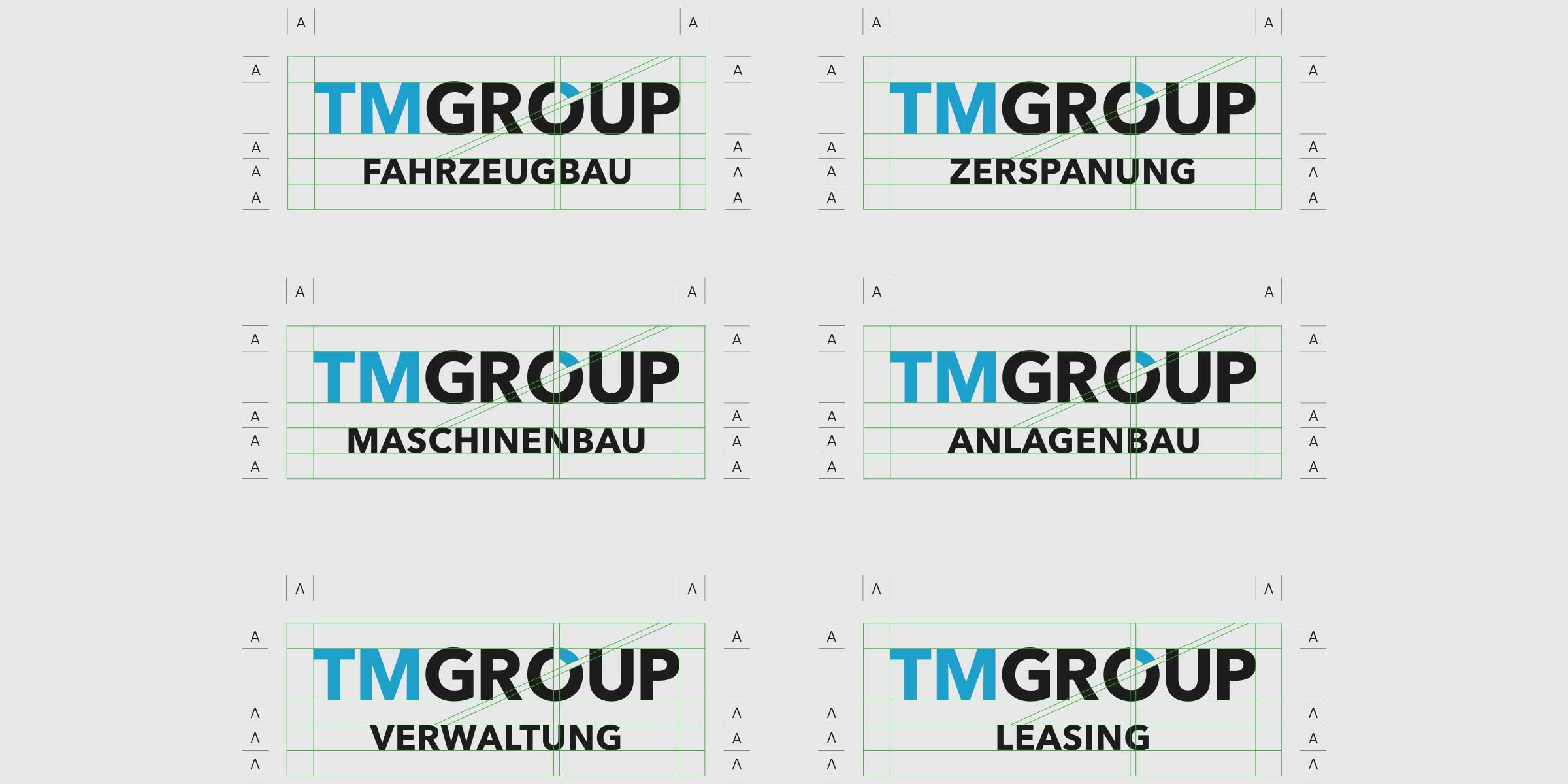 TMGROUP_Logos der einzelner Geschäftsfelder