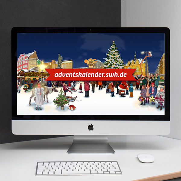 Interaktiver Online 360°-Adventskalender