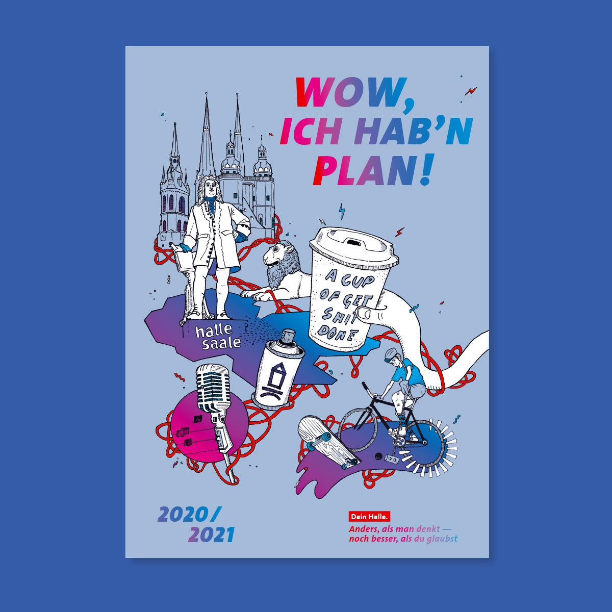 Stadtmarketing Halle (Saale): Wochenplaner Pro für Studieninteressierte – Titel 2020/2021