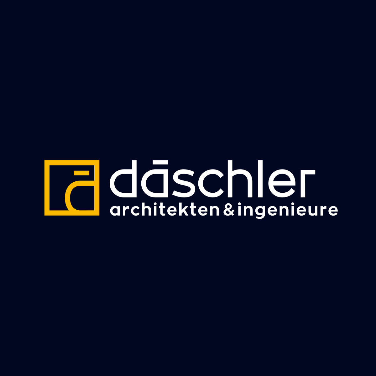 däschler architekten & ingenieure – Wortbildmarke