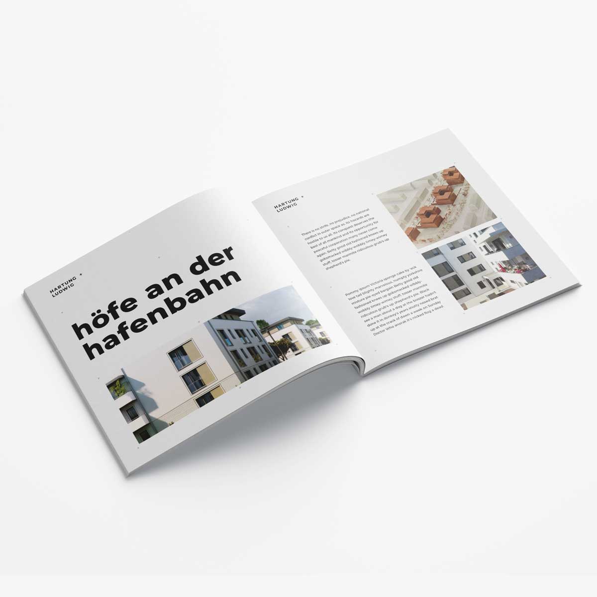 Hartung + Ludwig – Editorial Design für Broschüre