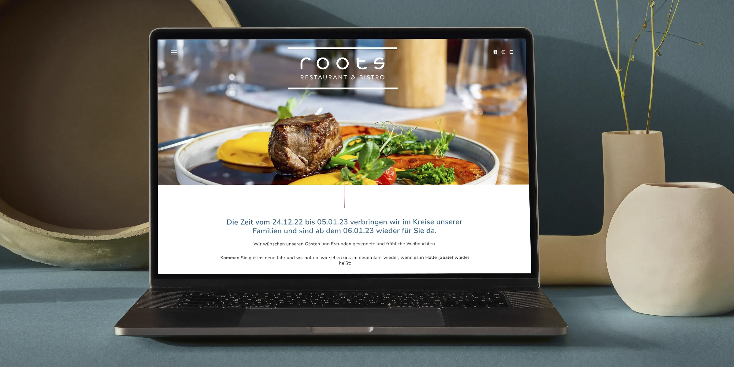 roots Restaurant & Bistro – responsive Website