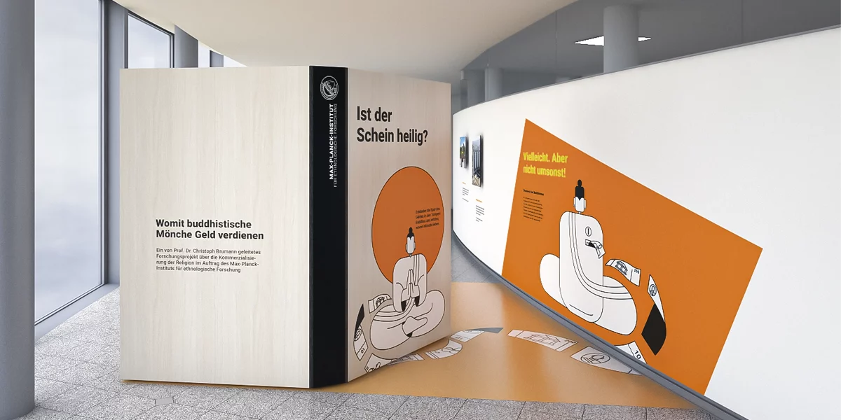 Max-Planck-Institut Ethnologie – Ausstellungsdesign Buddhismus