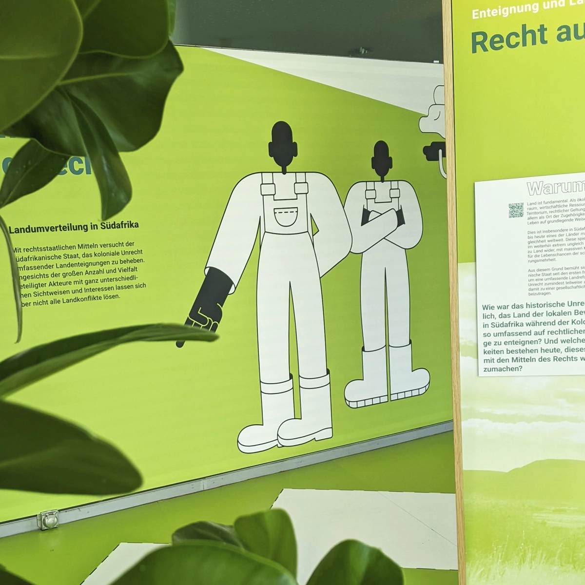 Max-Planck-Institut Ethnologie – Ausstellung Landumverteilung