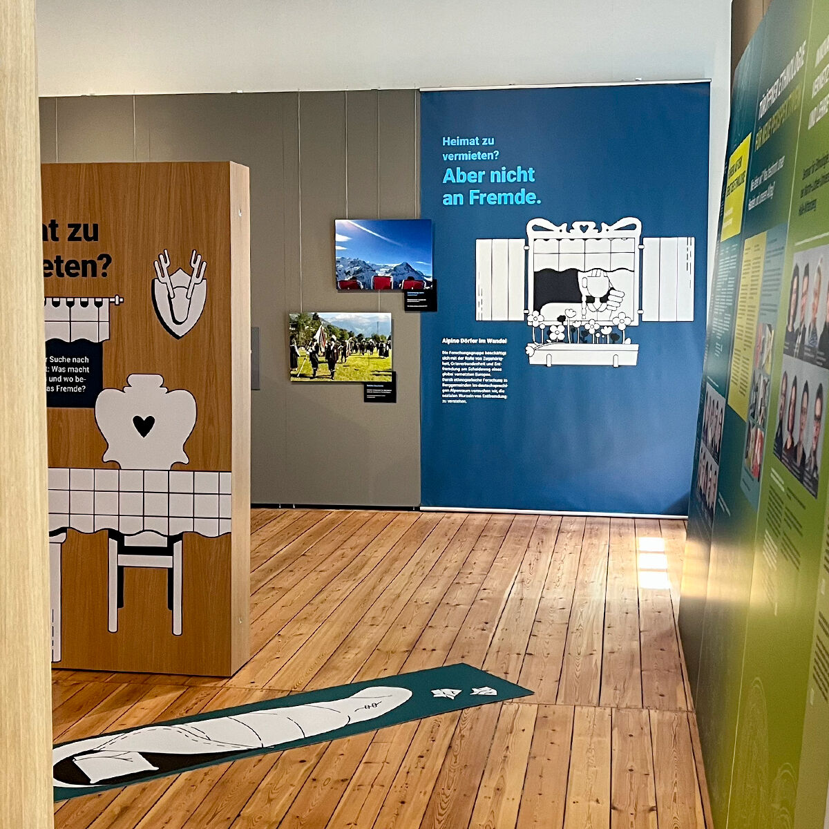 Ausstellungsdesign für das MPI für ethnologische Forschung