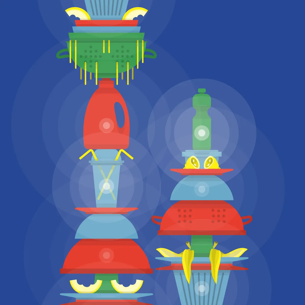 Müll-Lichter – Key Visual zum Laternenfest 2023