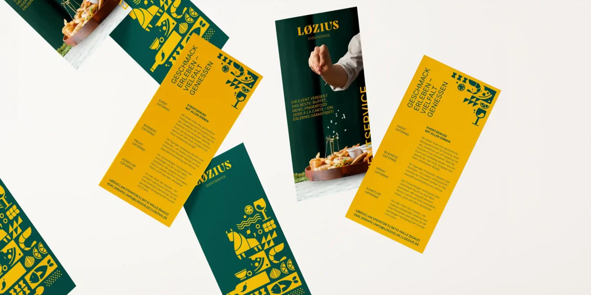 Løzius Eventservice: Flyer