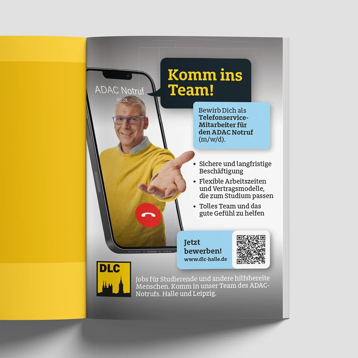 DLC Recruiting Kampagne: Print Anzeige