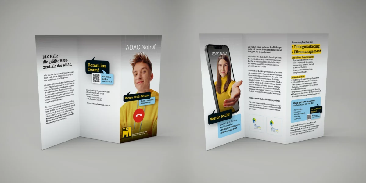DLC Recruiting Kampagne: Flyer offen